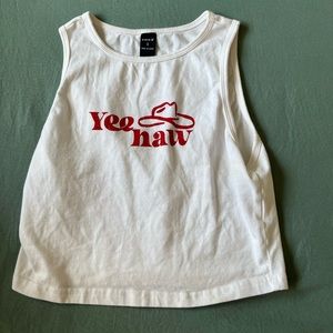 Yee haw crop top